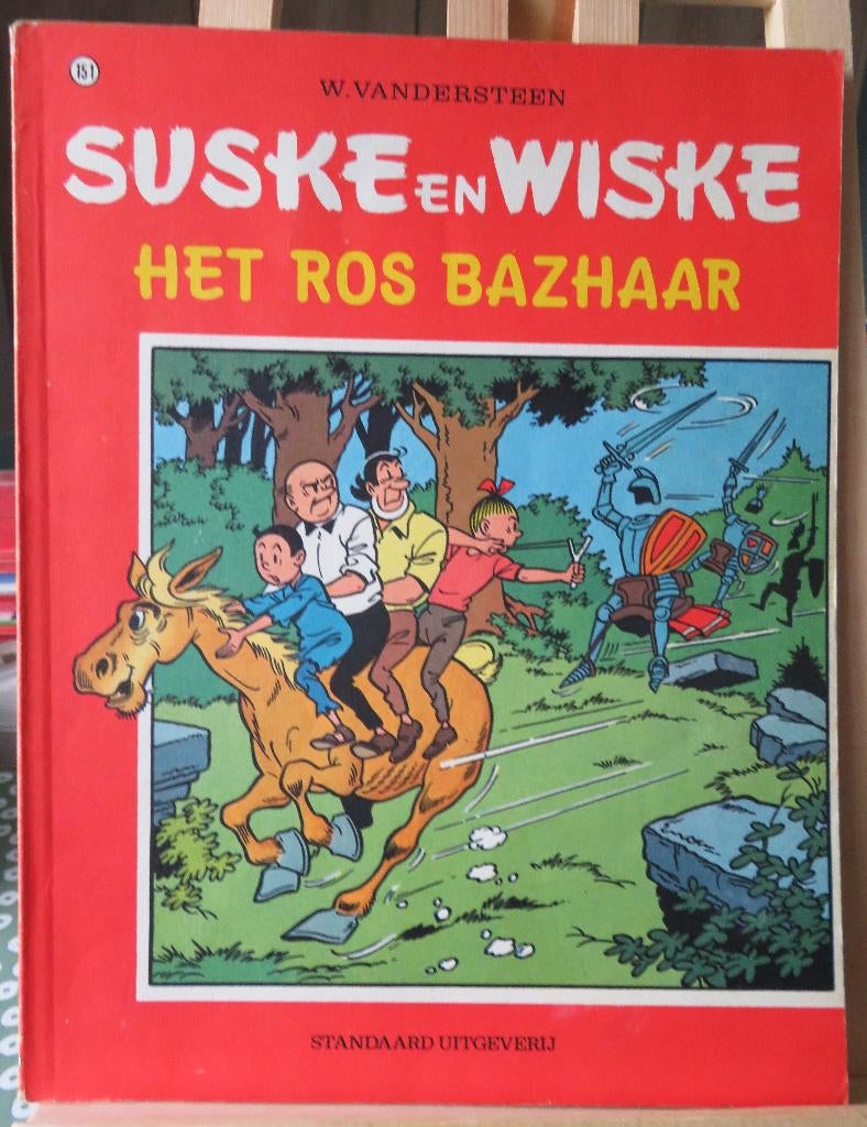 Suske en Wiske nr 151 Het ros Bazhaar 1 druk matte kaft, Ophalen of Verzenden