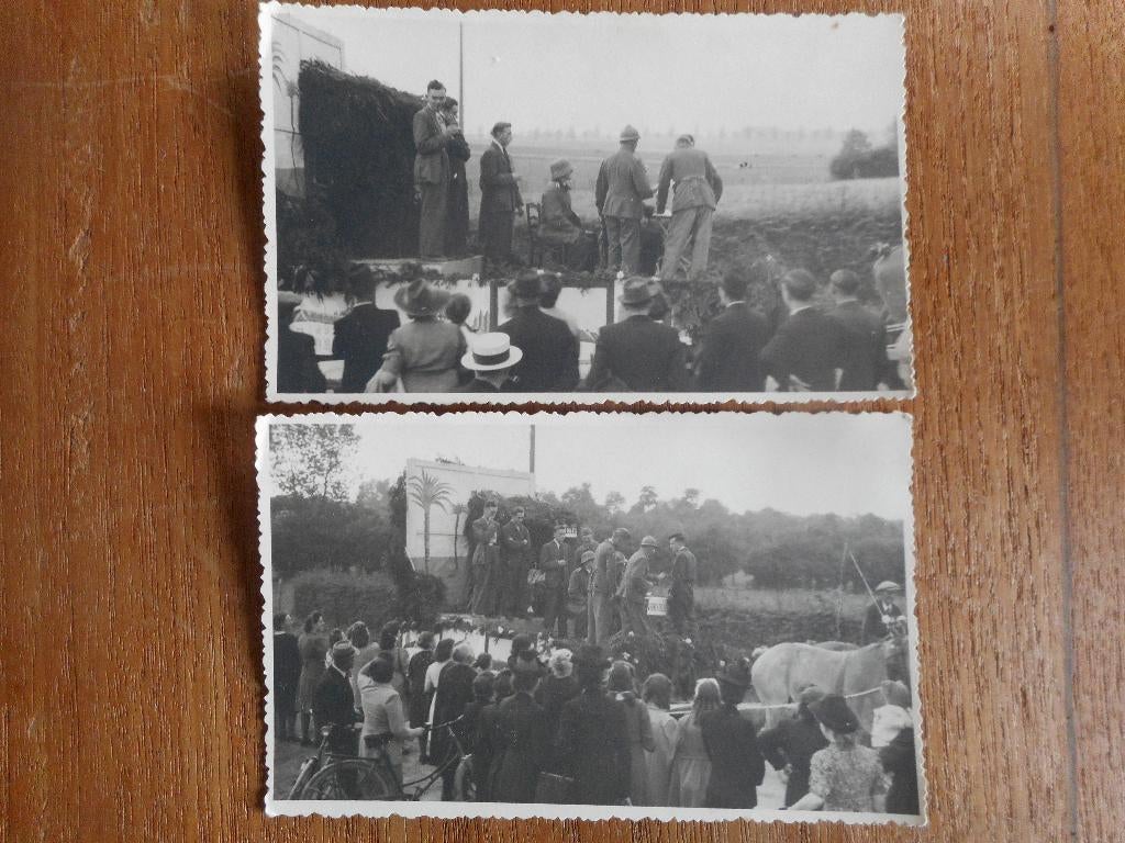 2 photos libération Waremme fête de la Victoire ww2, Collections, Envoi