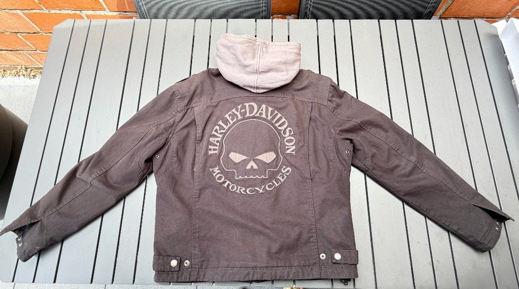 Harley Davidson Motorjas  jeans met uitneembare binnenvest, Enlèvement, Harley davidson, Hommes, Manteau | tissu