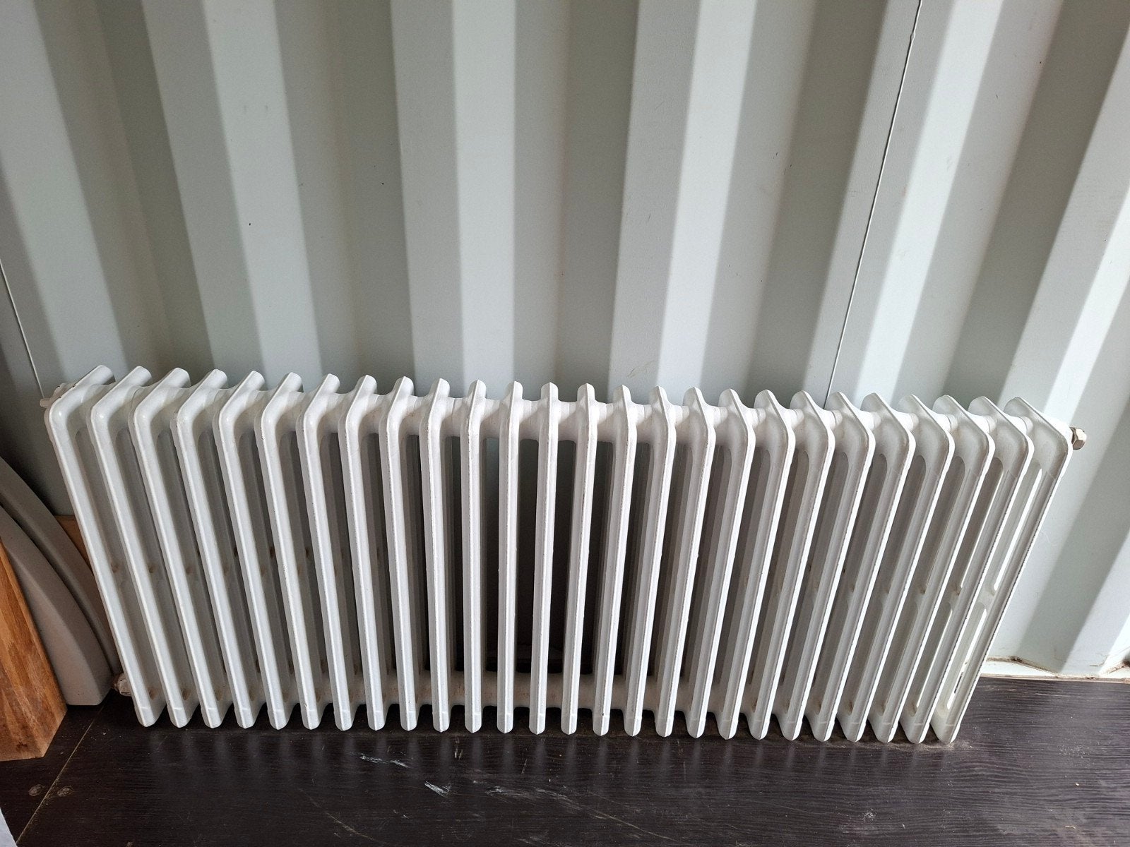 Prachtige gietijzeren radiator chauffage, Ophalen, 30 tot 80 cm, Gebruikt, Radiator