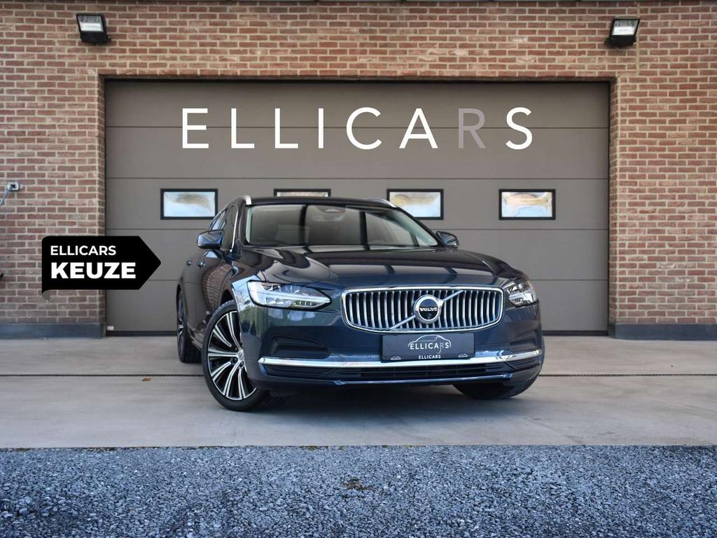 Volvo V90 2.0 B4 PLUS BRIGHT CARPLAY / 360 CAM / LED / DAB, Auto's, Volvo, 197 pk, V90, Zwart, Bedrijf