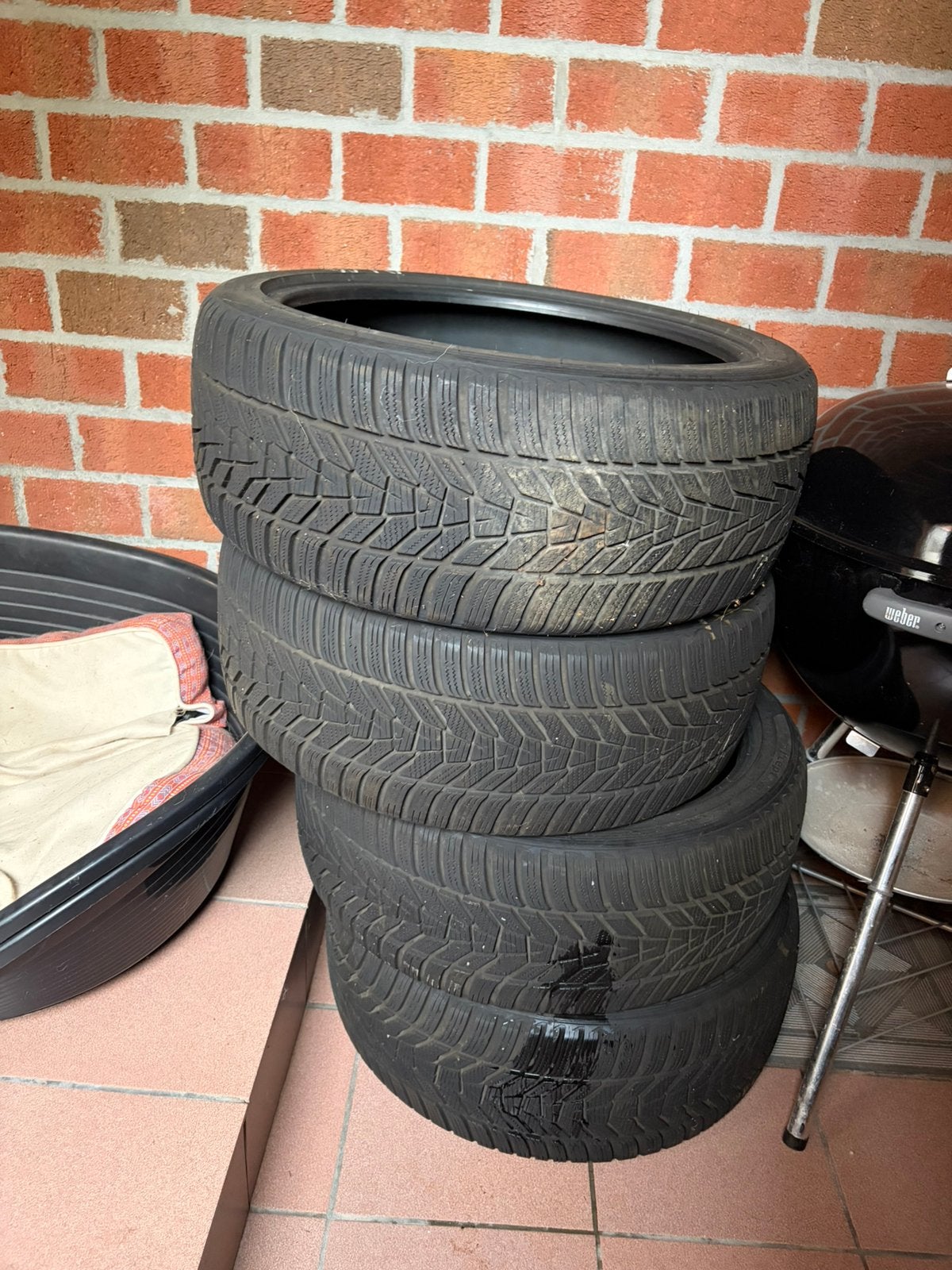 4 pneus hiver Hankook Winter i*cept evo3 – 225/40 R19, Enlèvement, Pneus hiver, Pneu(s)