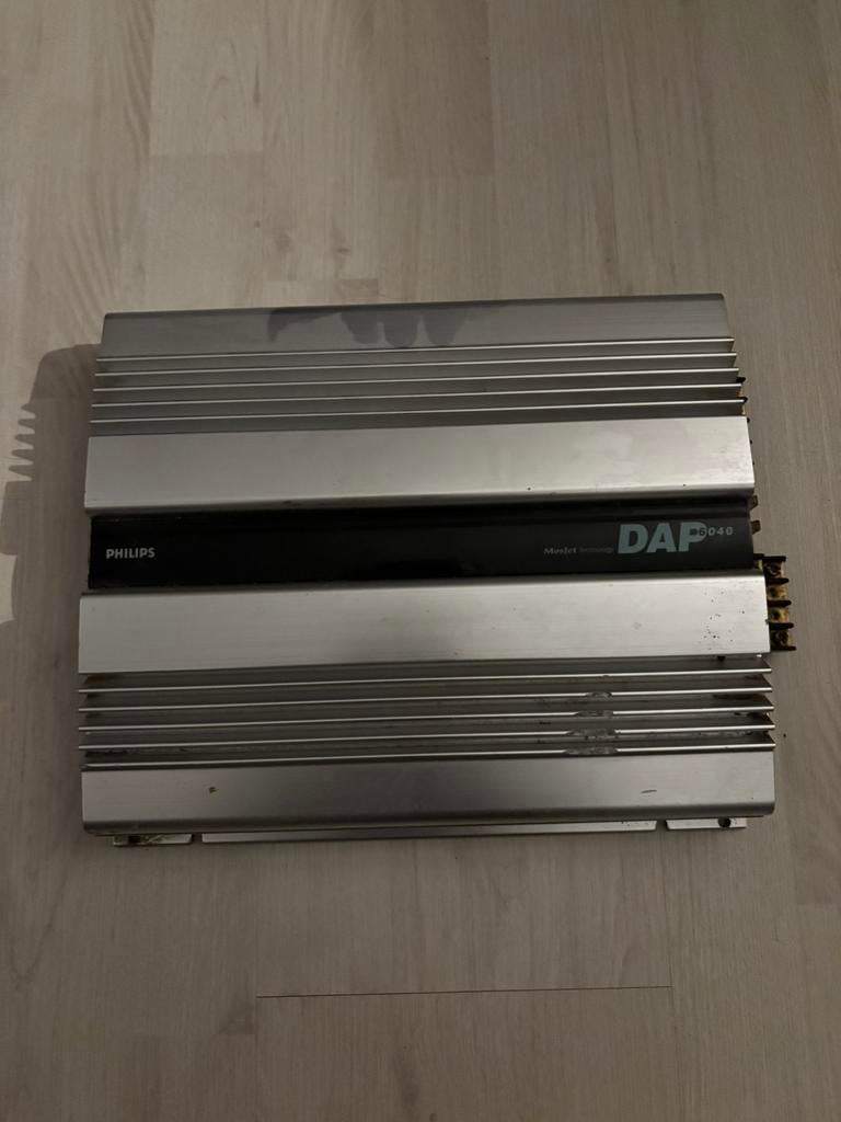Oldschool 4 kanaals versterker Philips DAP 6040, Ophalen of Verzenden, Zo goed als nieuw