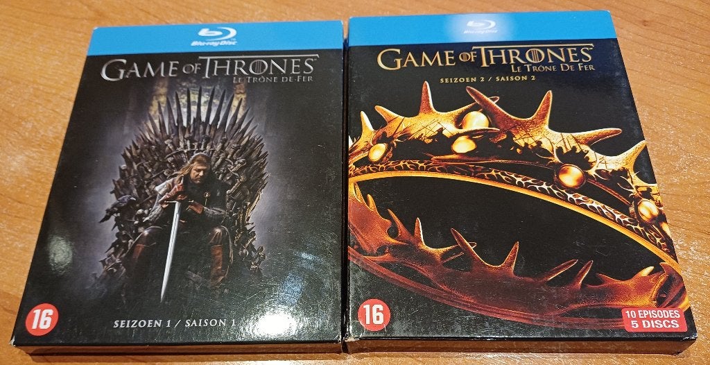 Game of Thrones - Season 1 & 2 - Bluray, Cd's en Dvd's, Ophalen, Gebruikt, Vanaf 16 jaar, Science Fiction en Fantasy