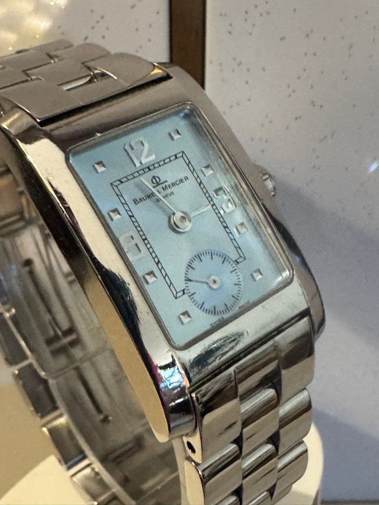 Mooi dames horloge Baume et Mercier Hampton S zeldzame kleur, Enlèvement ou Envoi, Utilisé