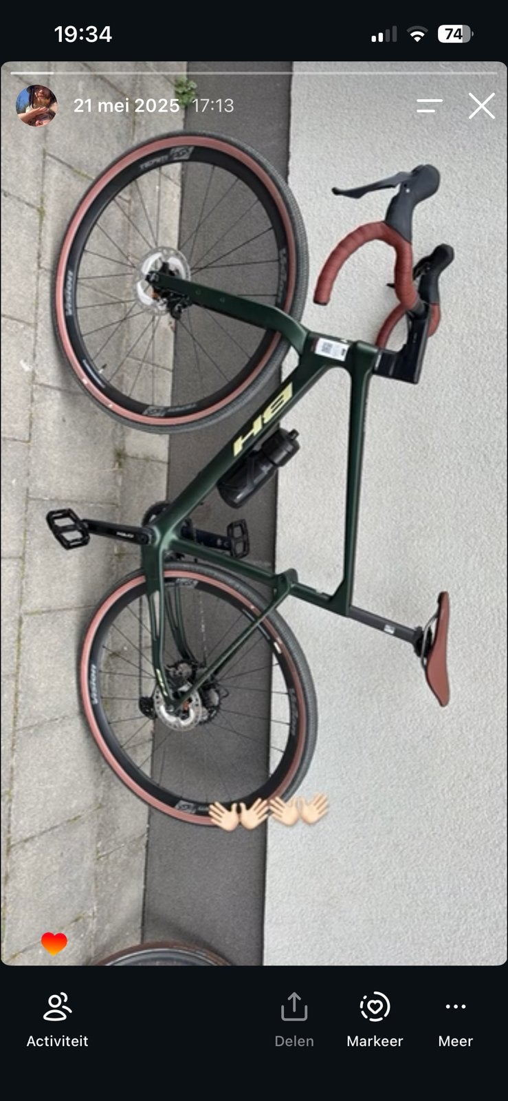 BH GRAVELX AT 3.0 Pine green crema, Ophalen, Zo goed als nieuw, Heren, Overige merken