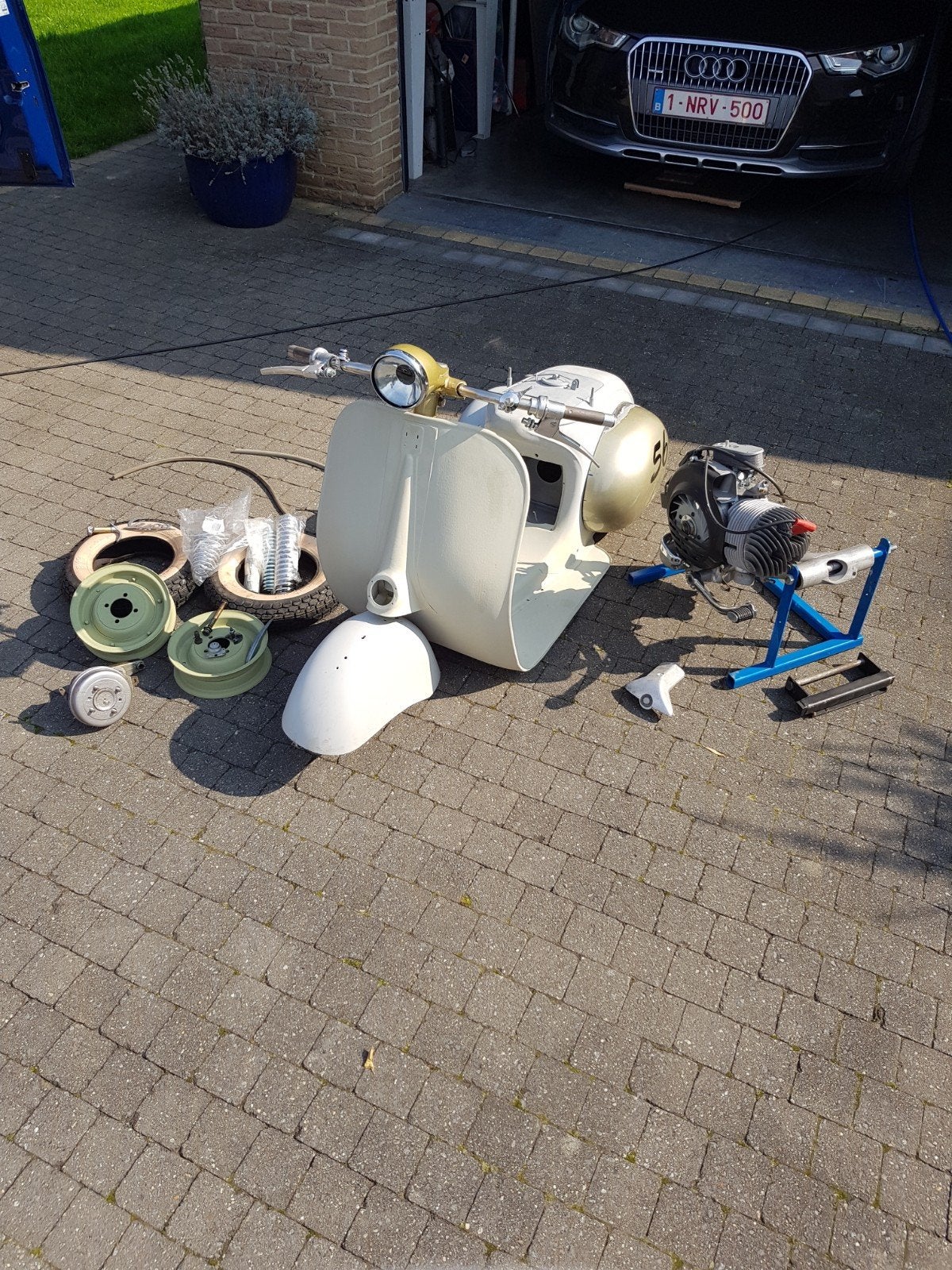 Vespa VN, Ophalen
