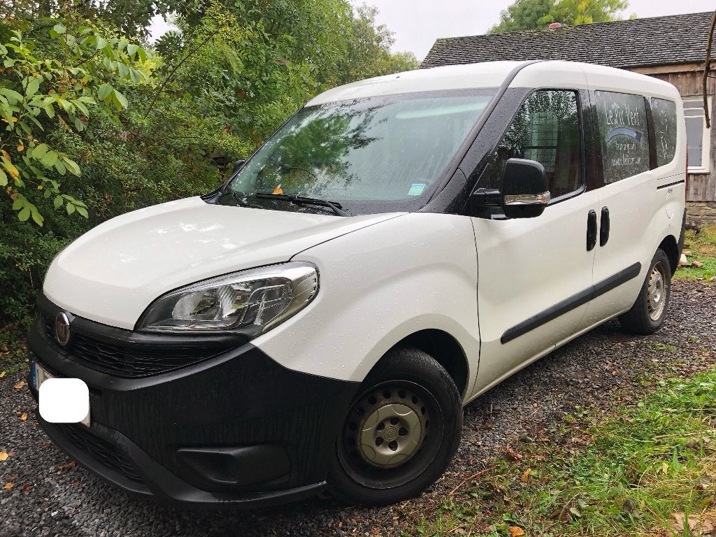 Fiat Doblo dieselbestelwagen, Voorwielaandrijving, Euro 5, Stof, Wit