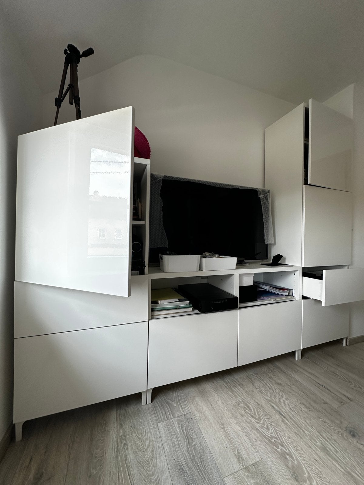 Ensemble meuble Tv ou pour bureau, 25 à 50 cm, 200 cm ou plus, Comme neuf, 150 à 200 cm