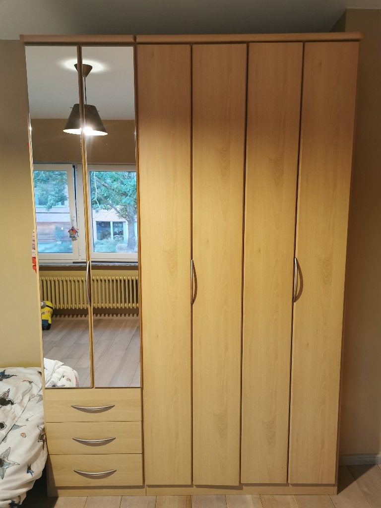 Kleerkast, Huis en Inrichting, Ophalen, 100 tot 150 cm, 200 cm of meer, Overige houtsoorten