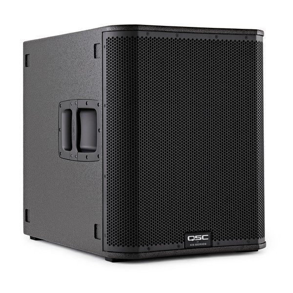 2 x QSC KS118 + housses de protection, Enlèvement, Comme neuf
