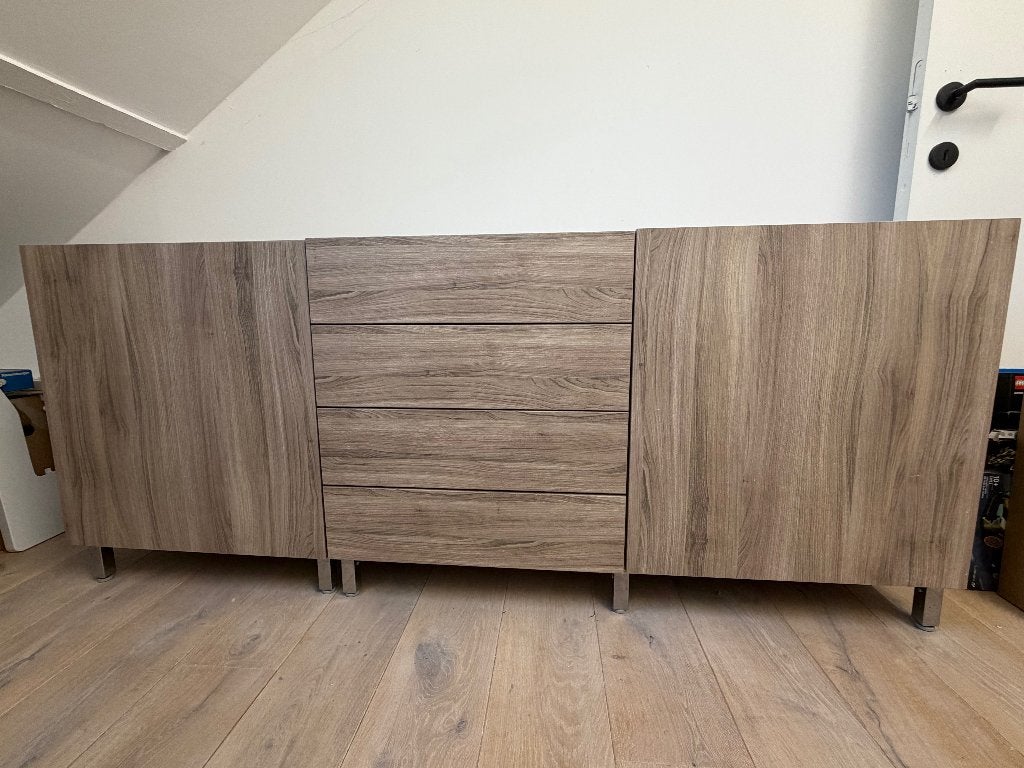 IKEA Besta Dressoir - 180 cm x 42 cm x 74 cm, Ophalen, Gebruikt, 150 tot 200 cm, Met lade(s)