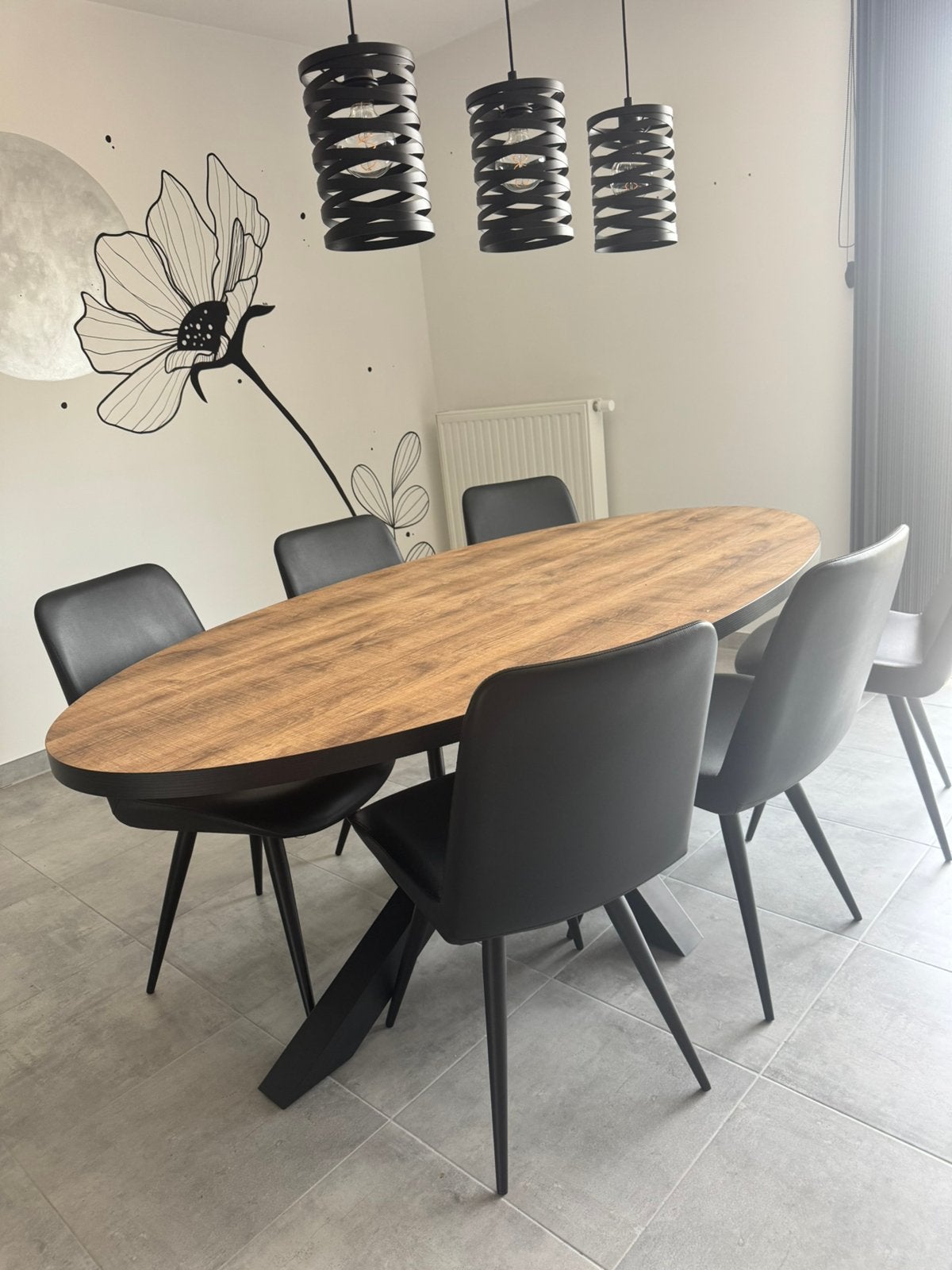 Table + 6 chaises, Enlèvement, Comme neuf