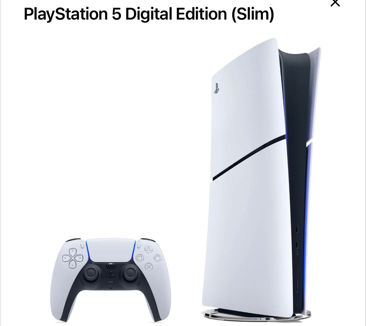 Playstation 5 slim digital, Enlèvement, Comme neuf, Playstation 5