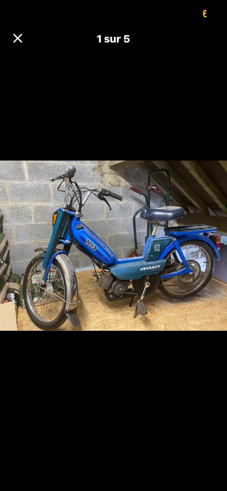 Peugeot vogue, Ophalen, Zo goed als nieuw