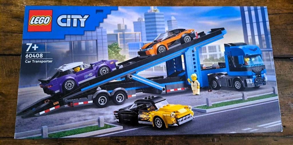 Lego City 60408 Auto transporteur NIEUW, City, Lego, Nieuw, Ophalen of Verzenden