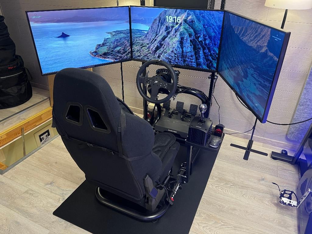 Sim Cockpit Anman G29 triple screen, Games en Spelcomputers, Spelcomputers | Sony Consoles | Accessoires, Ophalen, Zo goed als nieuw