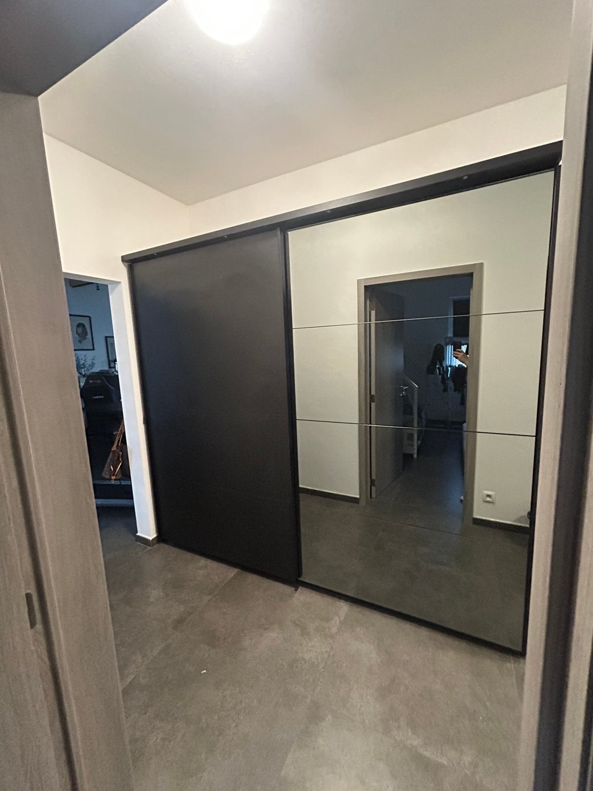 Armoire/Dressing à portes coulissantes miroir - Parfait etat, Enlèvement, Comme neuf