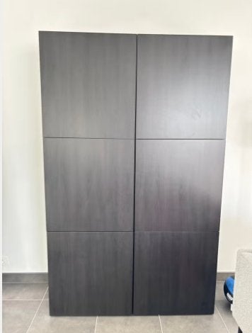Ikea Besta opberger/kast 120 x 42 x 193 cm, Avec porte(s), 25 à 50 cm, Moins de 150 cm, Comme neuf