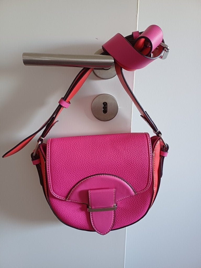 HANDTAS   "ESPRIT", Handtassen en Accessoires, Tassen | Schoudertassen, Zo goed als nieuw, Esprit, Roze, Ophalen of Verzenden
