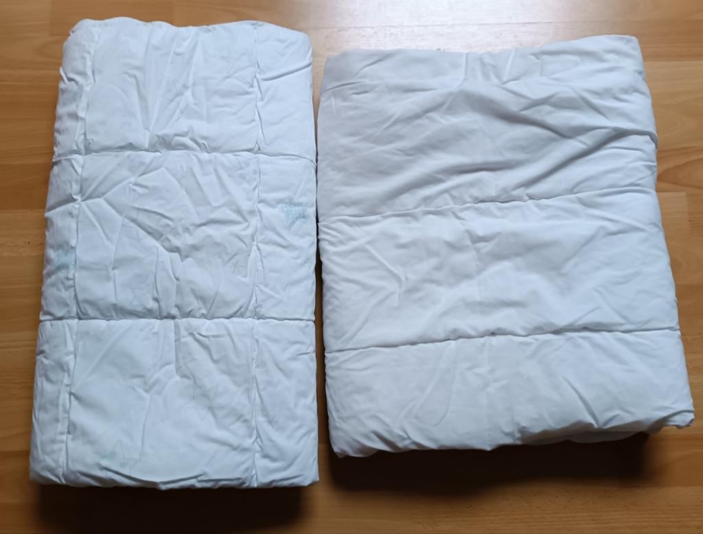 Donsdekens voor babybedje, Kinderen en Baby's, Ophalen of Verzenden, Wit