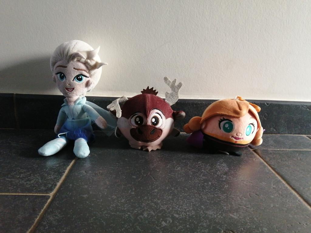 Drie leuke frozen knuffeltjes, Ophalen of Verzenden
