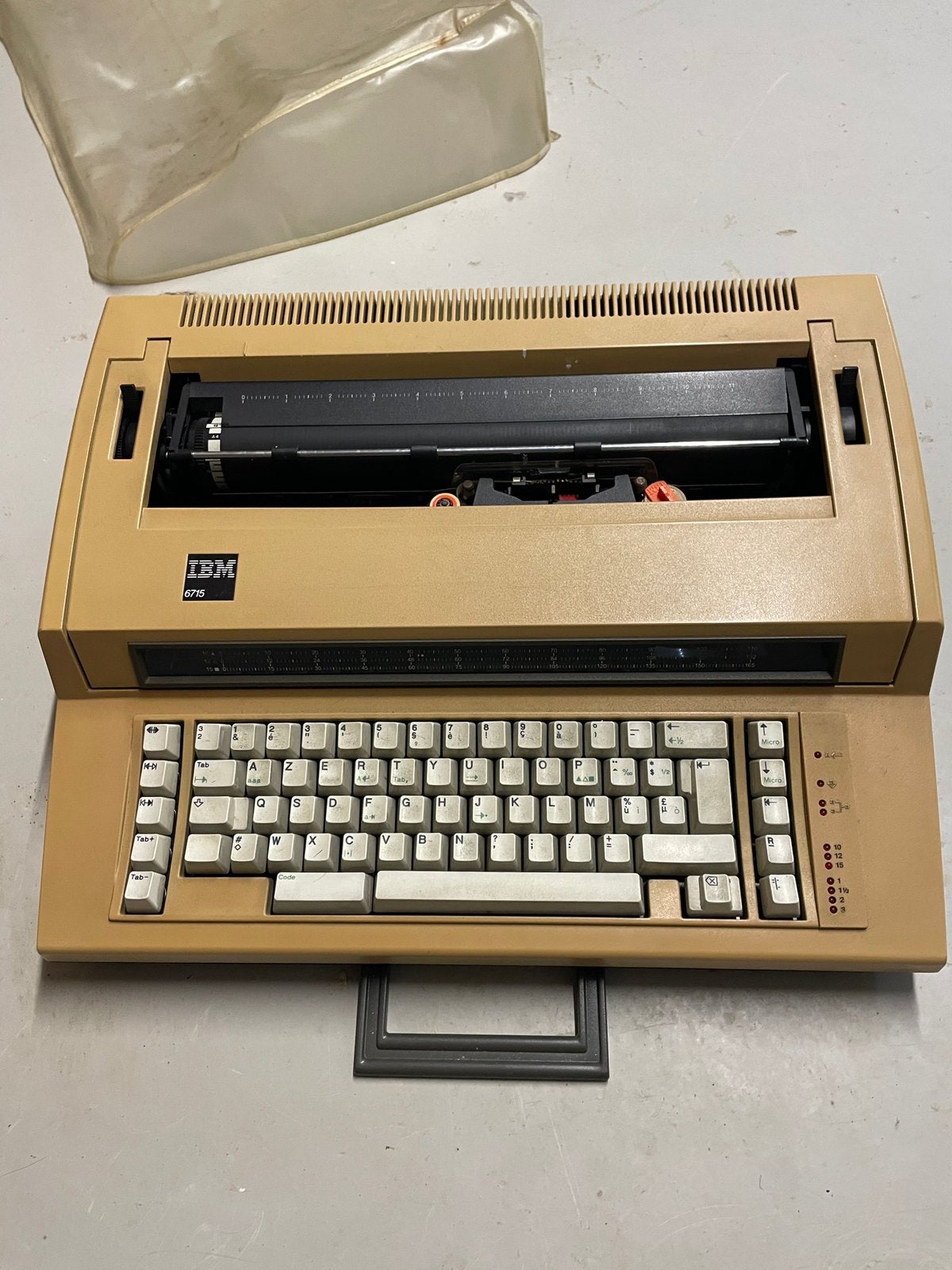 IBM typewriter 6715 -, Ophalen, Gebruikt