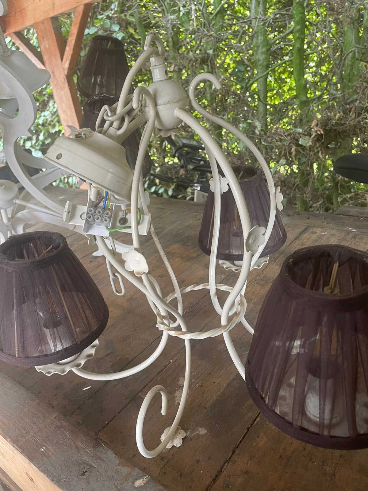 Crown, écoute Laura Aslij, Maison & Meubles, Lampes | Lustres, Enlèvement, Utilisé, Métal, Landelijk