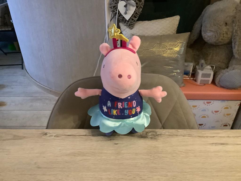 Peppa Pig pluche ballerina character (35 cm), Kinderen en Baby's, Speelgoed | Knuffels en Pluche, Zo goed als nieuw, Overige typen