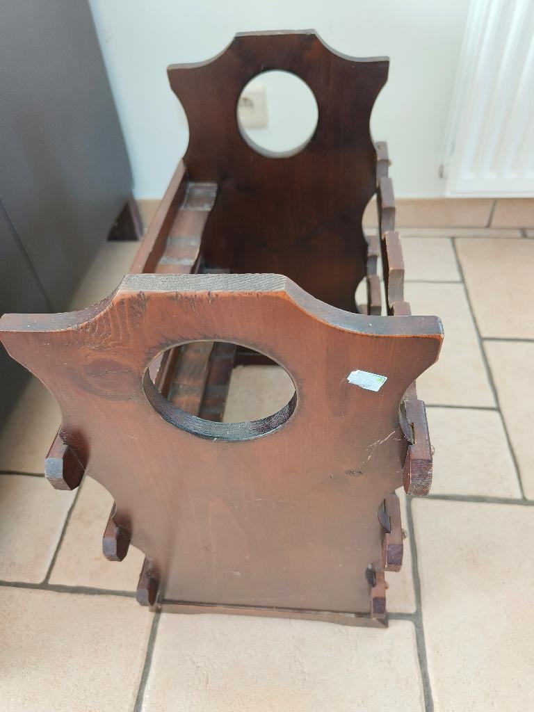 Houten wijnrekje, Ophalen, Gebruikt, Hout, 5 tot 15 flessen