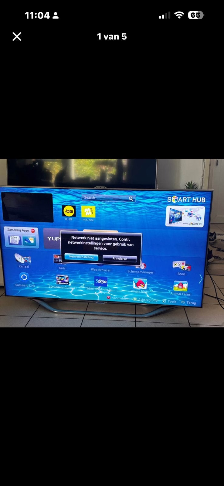3D Samsung Smart TV uit de ES8000, TV, Hi-fi & Vidéo, Enlèvement, Comme neuf, Samsung, Smart TV