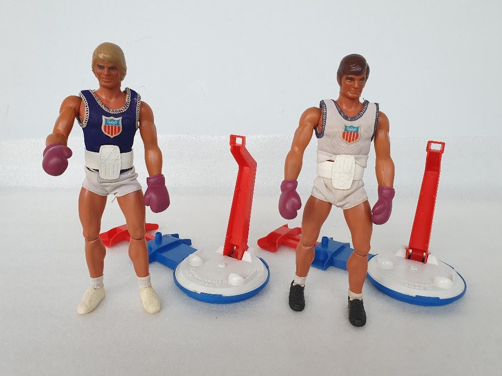 Big Jim vs Big Jeff - Gold Medal U.S. Olympic Boxing Match, Verzamelen, Ophalen of Verzenden, Gebruikt