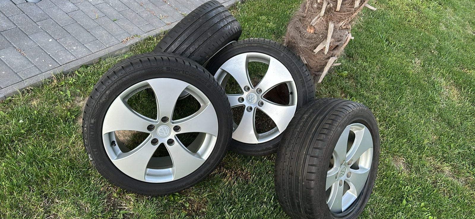 Jantes Vw avec pneus 225/45/17..., Enlèvement, Pneu(s)