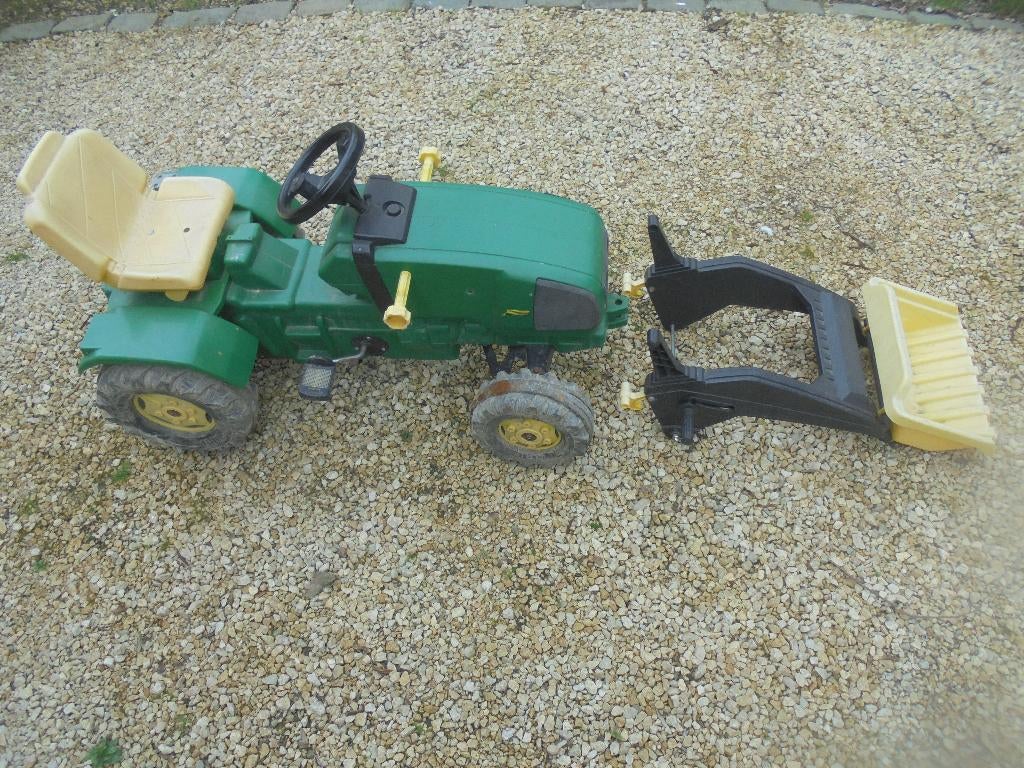 kindertractor john deere met schep, Ophalen, Gebruikt, Trapvoertuig
