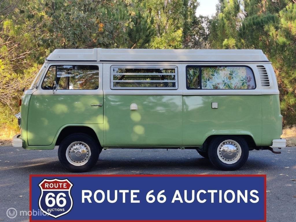 Volkswagen T2 Westfalia Berlin | 1979 | Route 66 Auctions, Auto's, Oldtimers, Volkswagen, Zwart, Bedrijf, Handgeschakeld