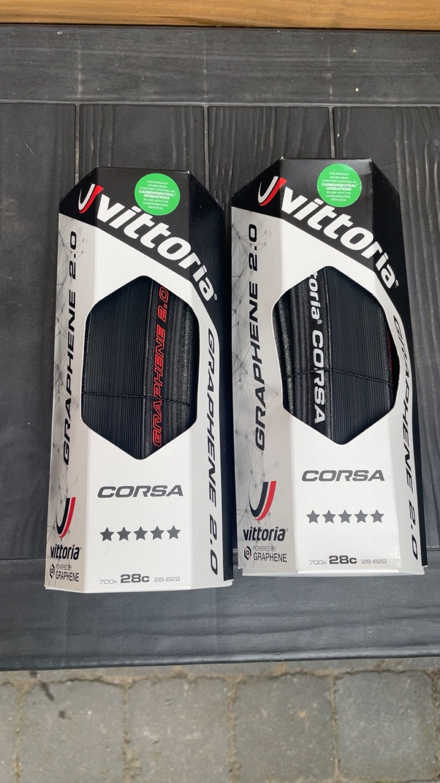 Vittoria Corsa Graphene 2.0 buitenbanden voor racefietsen, Fietsen en Brommers, Ophalen, Band, Nieuw, Rubber