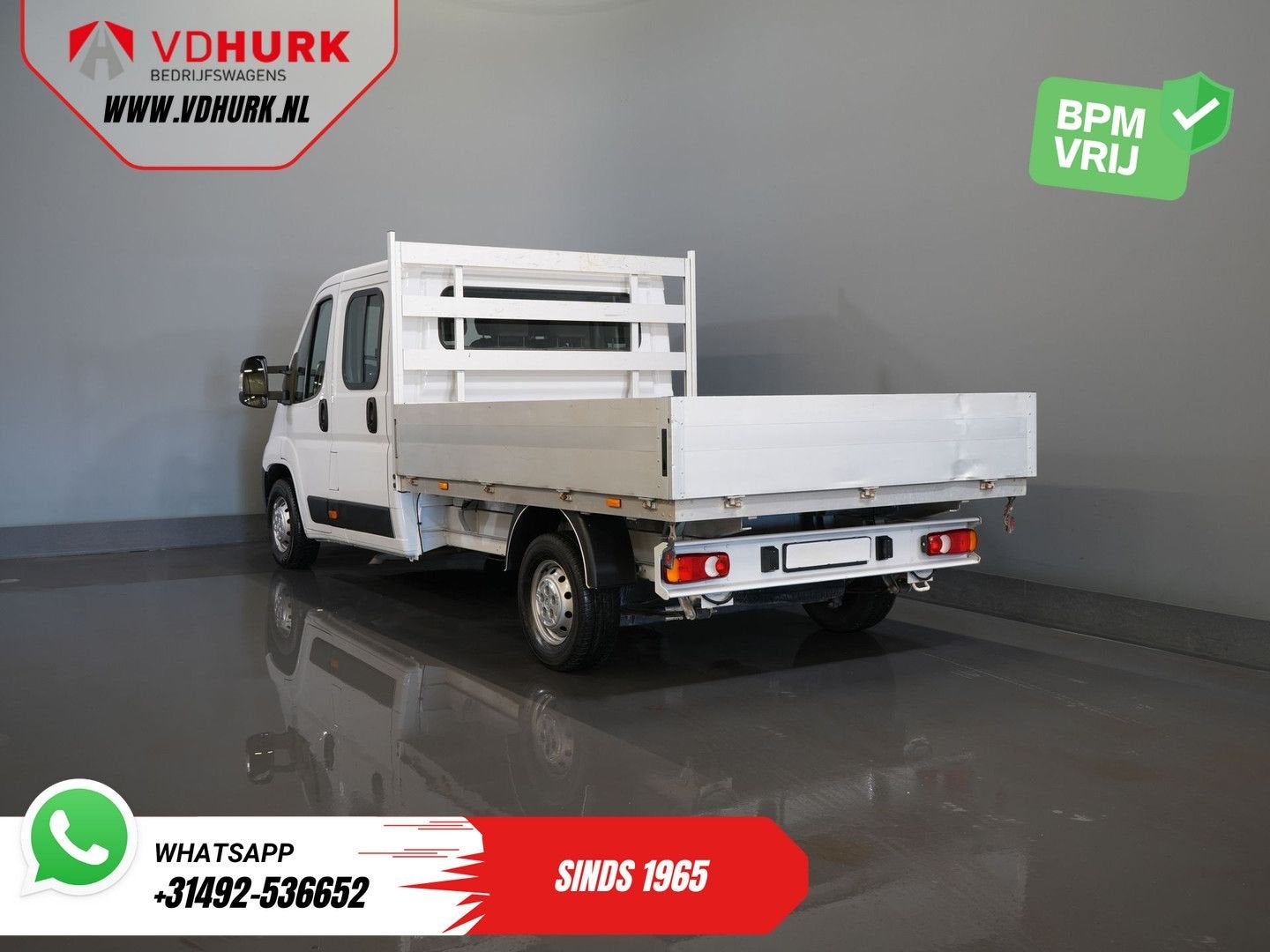 Opel Movano 2.2 140 pk DC Dubbel Cabine Open Laadbak/ 7 Pers, Auto's, Bestelwagens en Lichte vracht, Wit, Bedrijf, Electronic Stability Program (ESP)