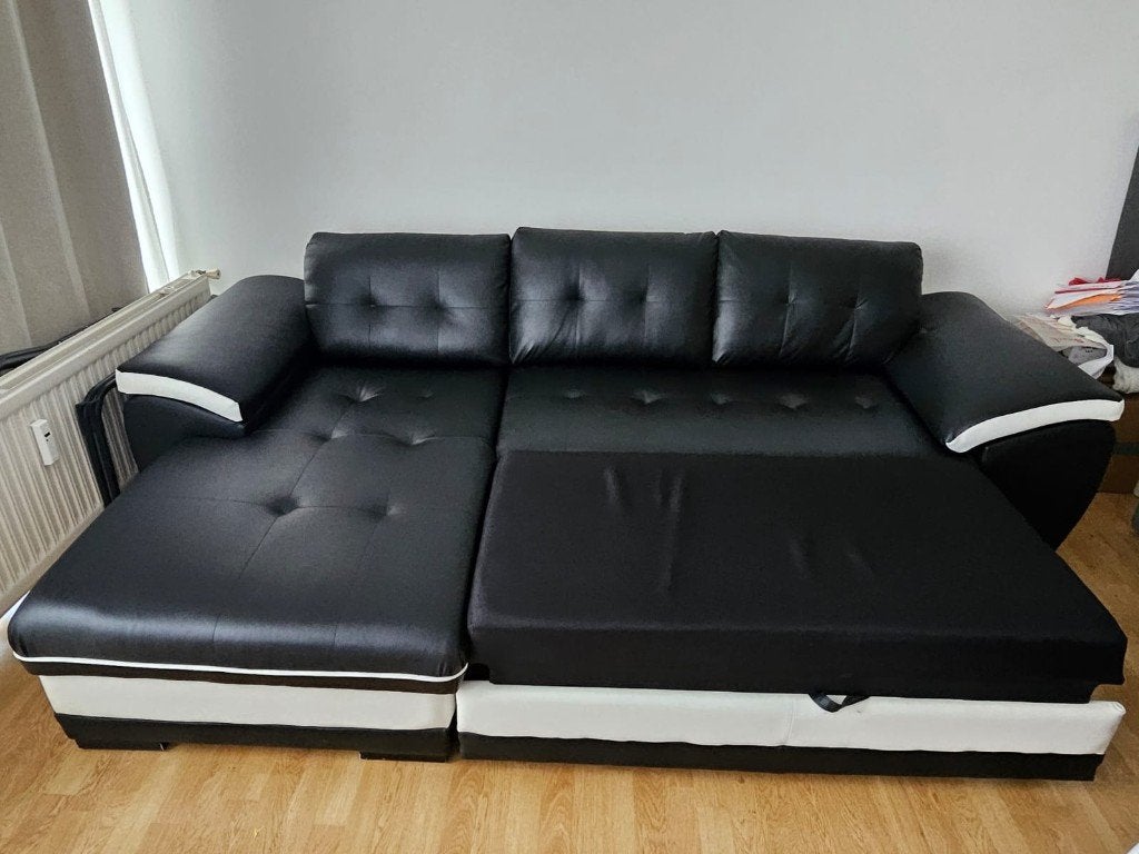 canapé lit d'angle avec rangement, Maison & Meubles, Moins de 75 cm, Banc d'angle, Comme neuf, Enlèvement