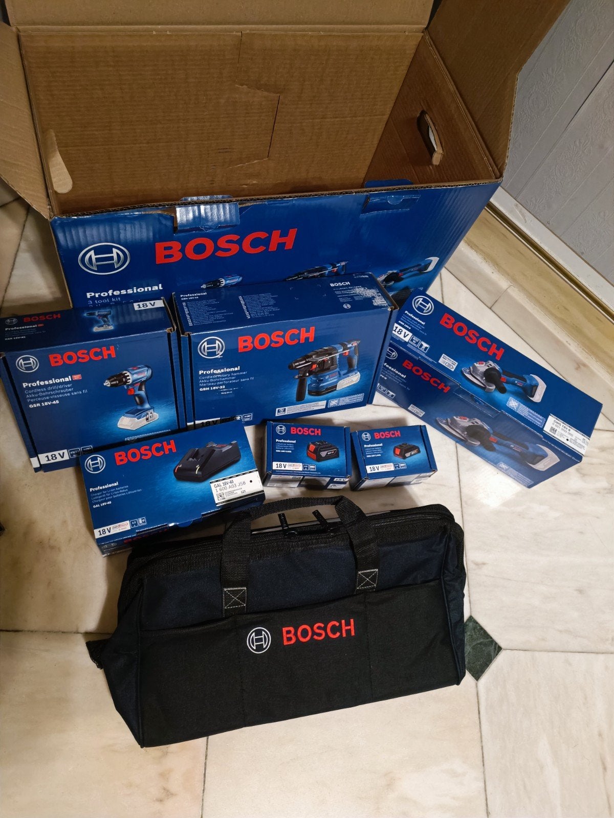 Bosch, Bricolage & Construction, Enlèvement