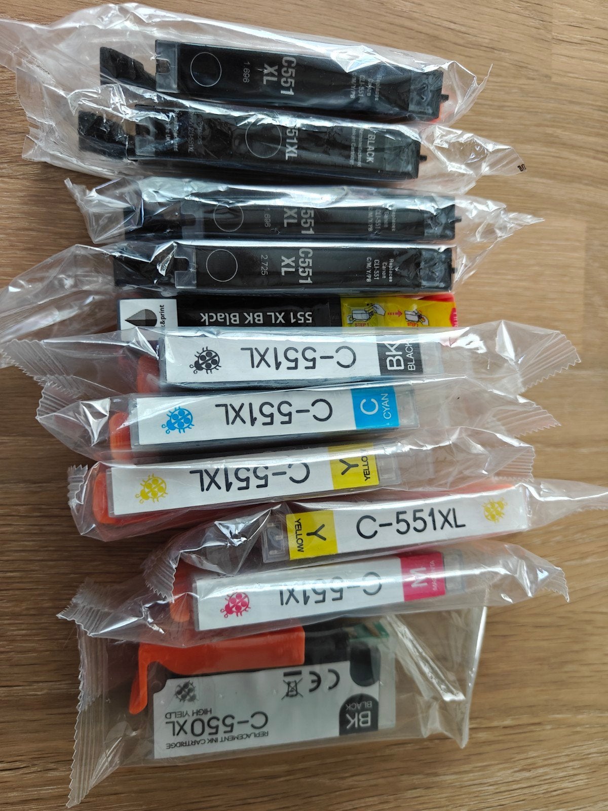 inkpatronen voor canon 550 en 551, Computers en Software, Printerbenodigdheden, Ophalen of Verzenden, Nieuw, Cartridge, Canon
