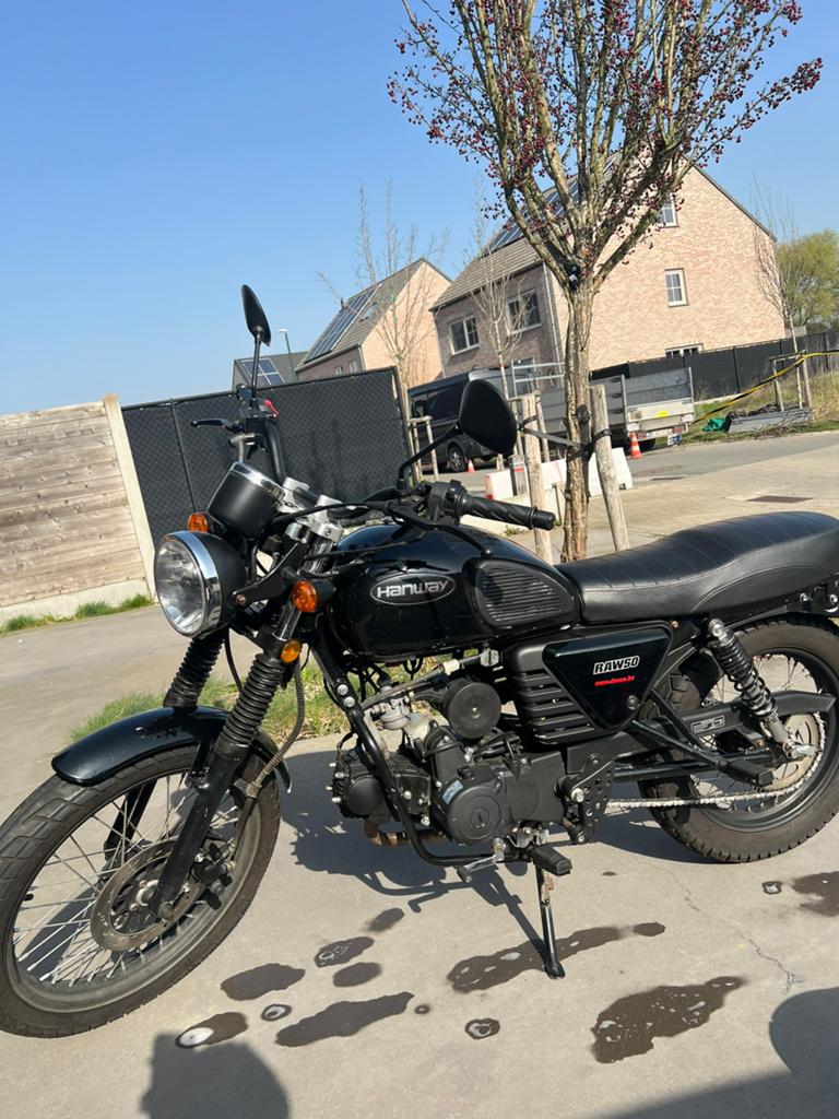 Hanway RAW 50cc, Fietsen en Brommers, Brommers | Overige merken, Ophalen, Klasse B (45 km/u), Zo goed als nieuw, 4 versnellingen