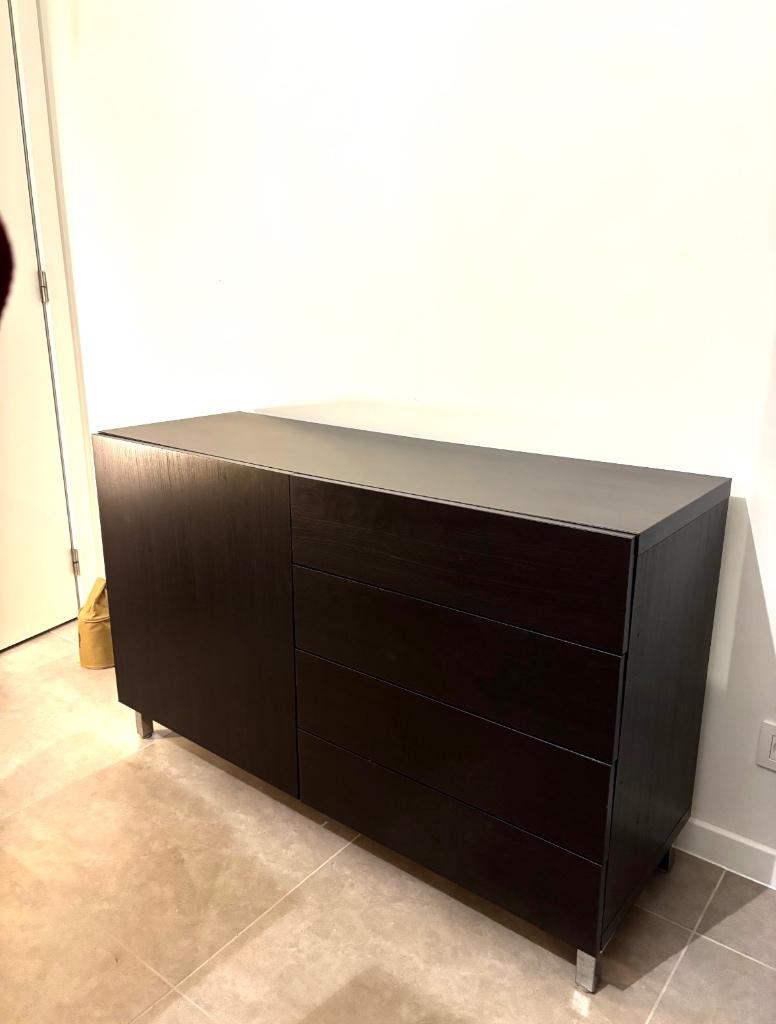 Ikea Besta wandmeubel buffetkast, Ophalen, Zo goed als nieuw, Minder dan 150 cm, Minder dan 100 cm