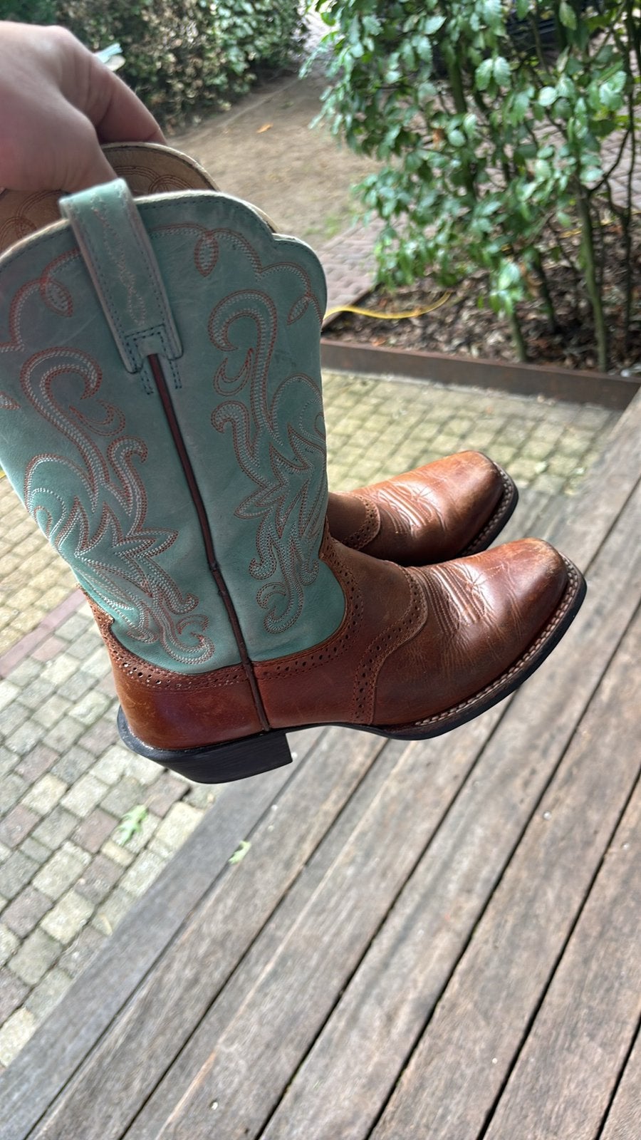 ariat westernboots/cowboy laarzen 38,5, Ophalen, Zo goed als nieuw