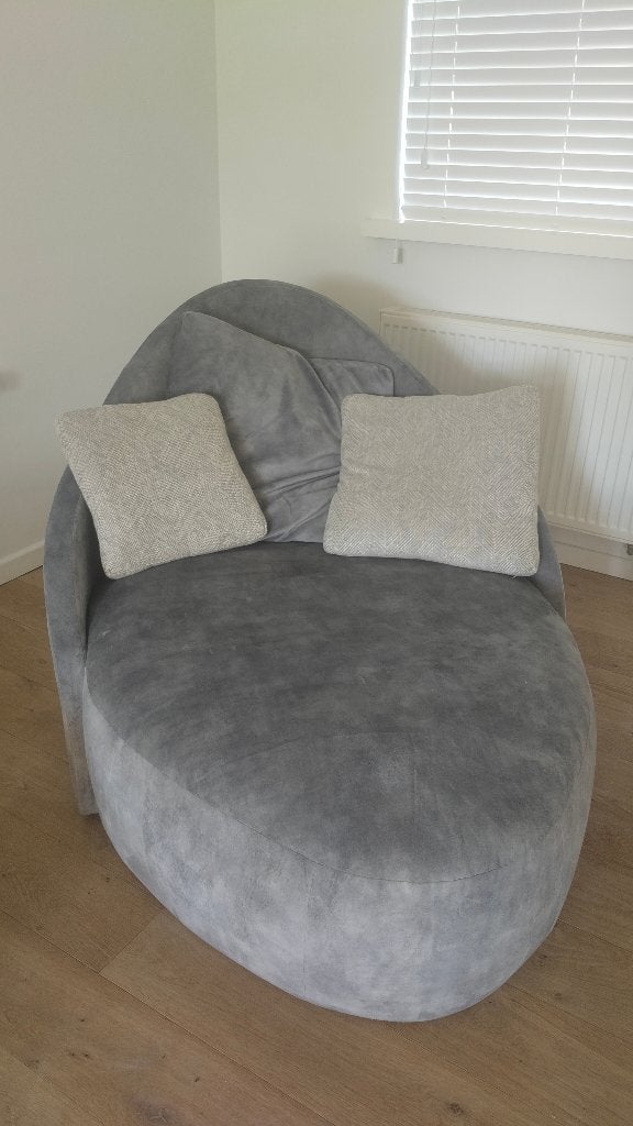 LOVE SEAT GRIJSBLAUW, Huis en Inrichting, Ophalen, MODERN, 125 tot 150 cm, Tweepersoons