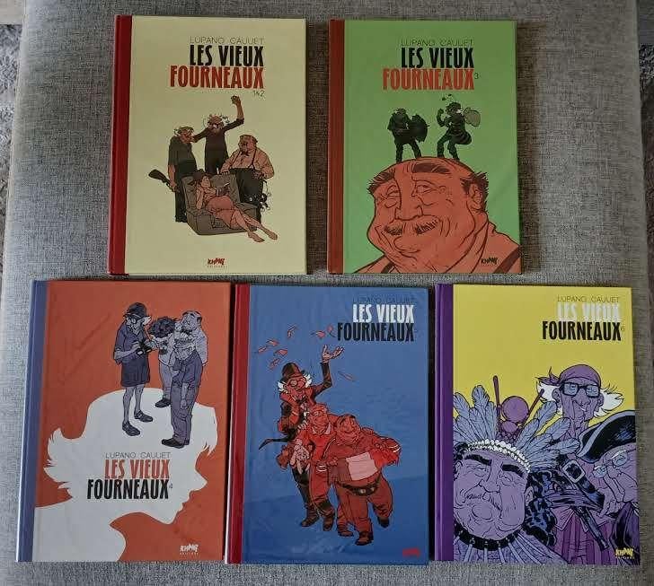 BD 5 TT Les Vieux fourneaux 2 dédicaces EO Lupano Cauuet, Meerdere stripboeken, Ophalen of Verzenden, Nieuw, Lupano Cauuet