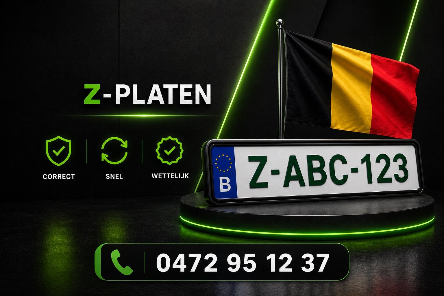 Z platen, Ophalen, Zo goed als nieuw