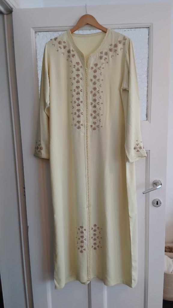 Kaftan, Kleding | Dames, Gelegenheidskleding, Maat 38/40 (M), Made in morroco, Overige typen, Geel