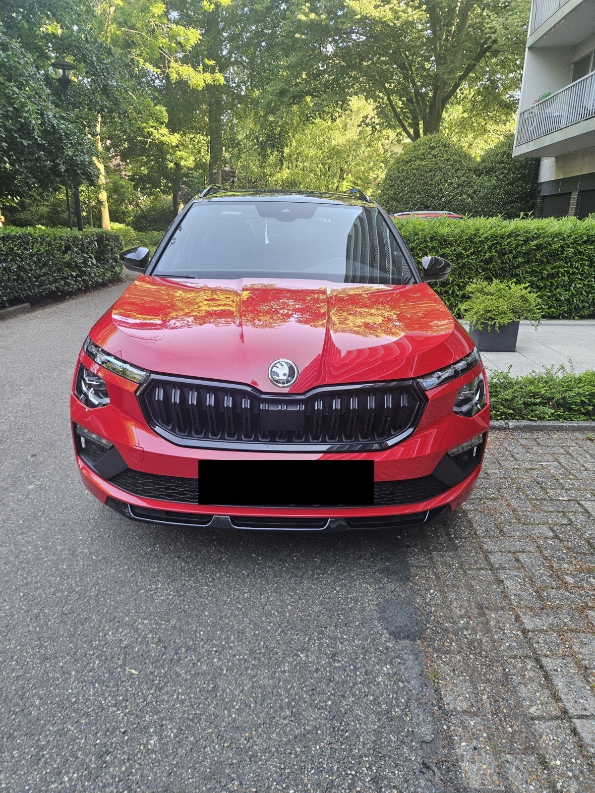 Skoda Kamiq 1.0 TSI Monte-Carlo DSG, Autos, Skoda, Rouge, Achat, Carnet d'entretien, Noir
