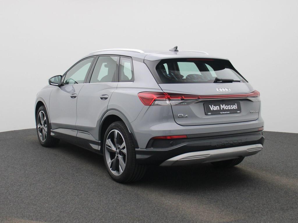 Audi Q4 e-tron 35 Launch edition Advanced 55 kWh 91,3% SOH |, Auto's, Automaat, Gebruikt, Zwart, 1865 kg