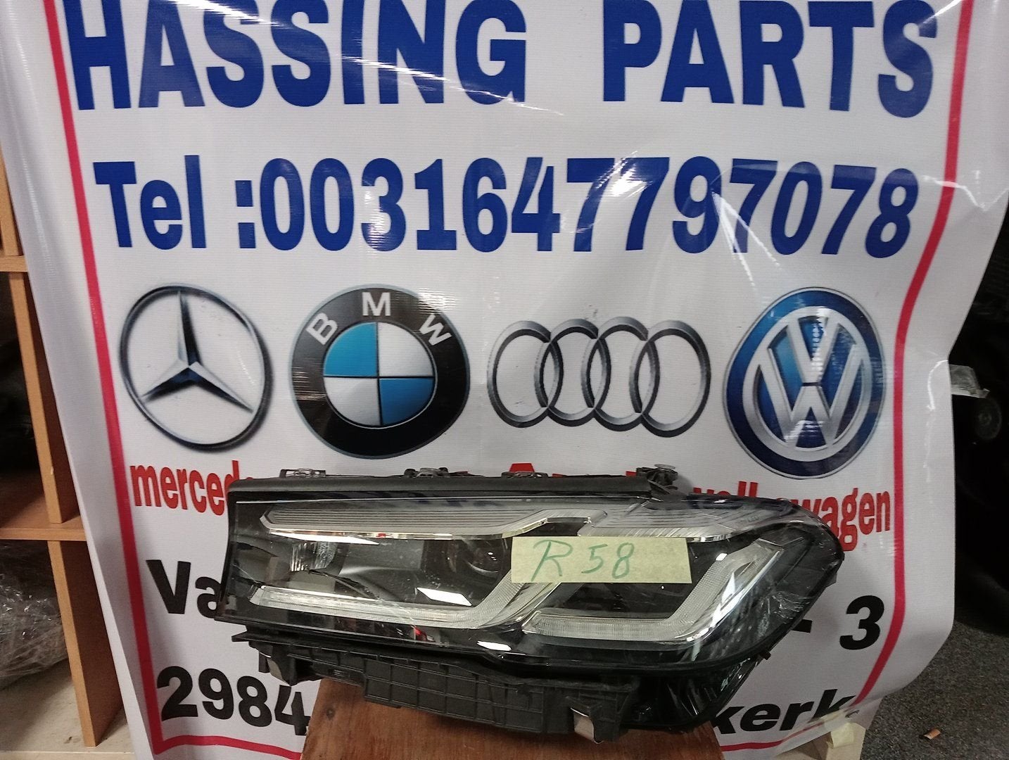 BMW 5 Serie G30 G31 KOPLAMP LCI VOL LED LINKS 5A388C7-02, -, Utilisé, -, Enlèvement ou Envoi